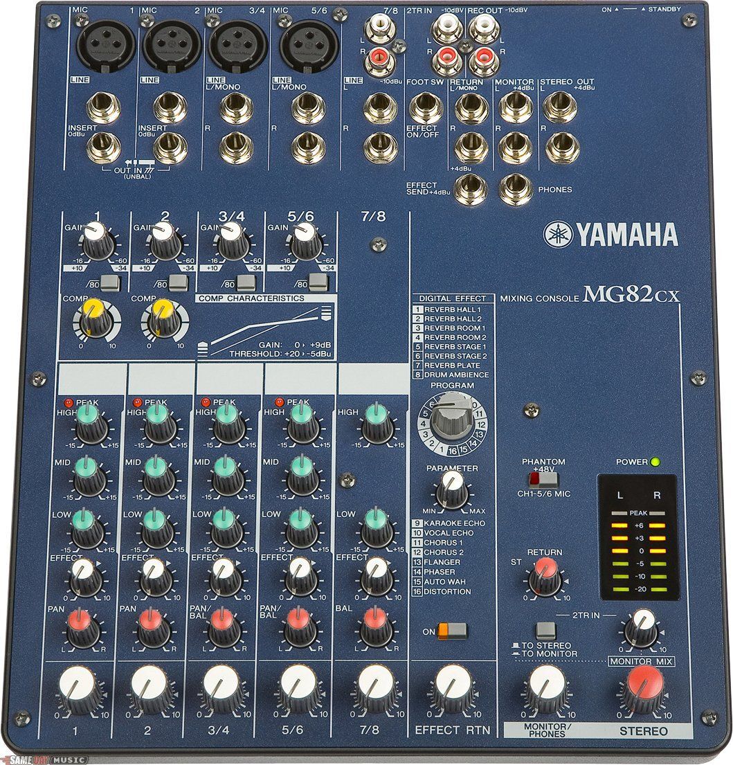 yamaha mg82cx mixer | TeclaCenter Instrumentos Musicais