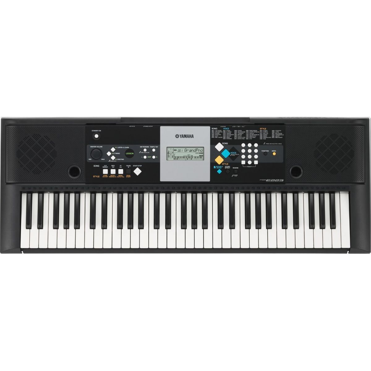 鍵盤楽器 YAMAHA PSR-E223 Yamaha PSR-E223 Teclado com 375 timbres naturais e sem fonte | Te