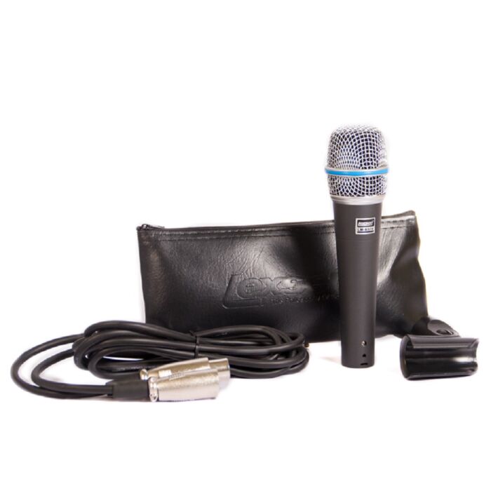 Mic. c/Fio Lexsen Supercardioide Cabo 3m Cachimbo LM-B57A 1