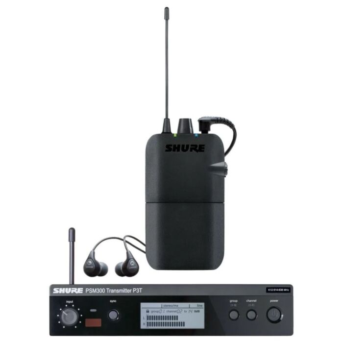 Sistema de monitoramento pessoal P3TBRR112GR-K12 - Shure 1