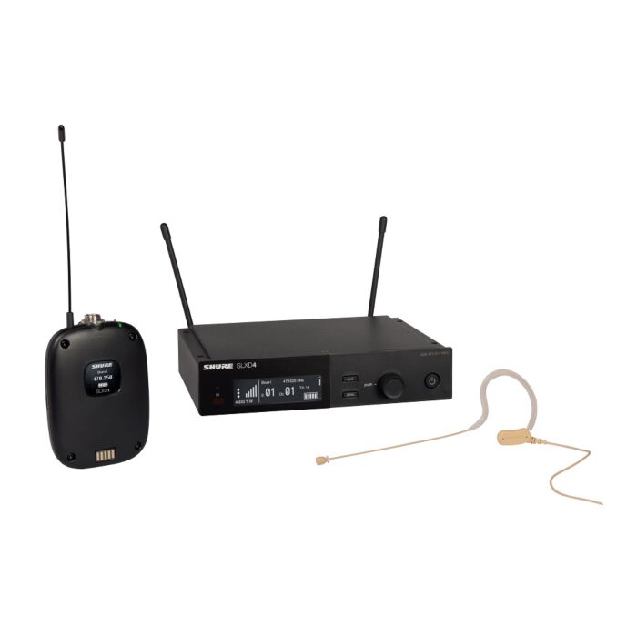 Microfone sem fio Shure SLXD14/153T-G58 bodypack e earset 1