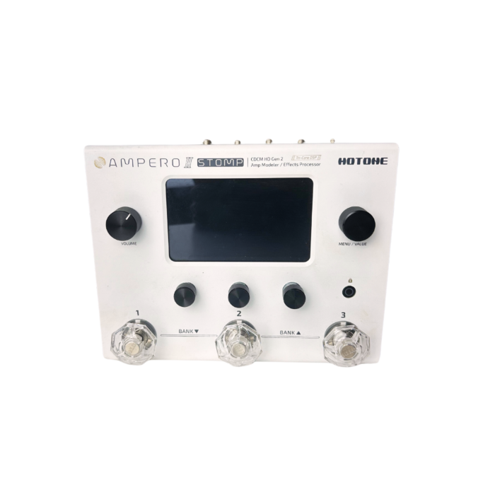Pedal Hotone Ampero II Stomp MP-300 Branco Usado - Versatilidade e