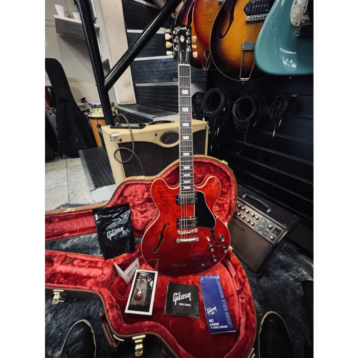 Gibson ES-335 Guitarra Semi-Acústica Cherry Usada | Teclacenter
