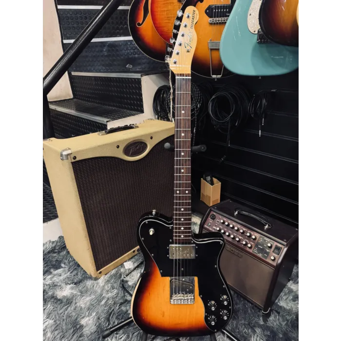 Fender Telecaster Custom '72 American Vintage - Vista Traseira com Neck Plate Serial V05436
