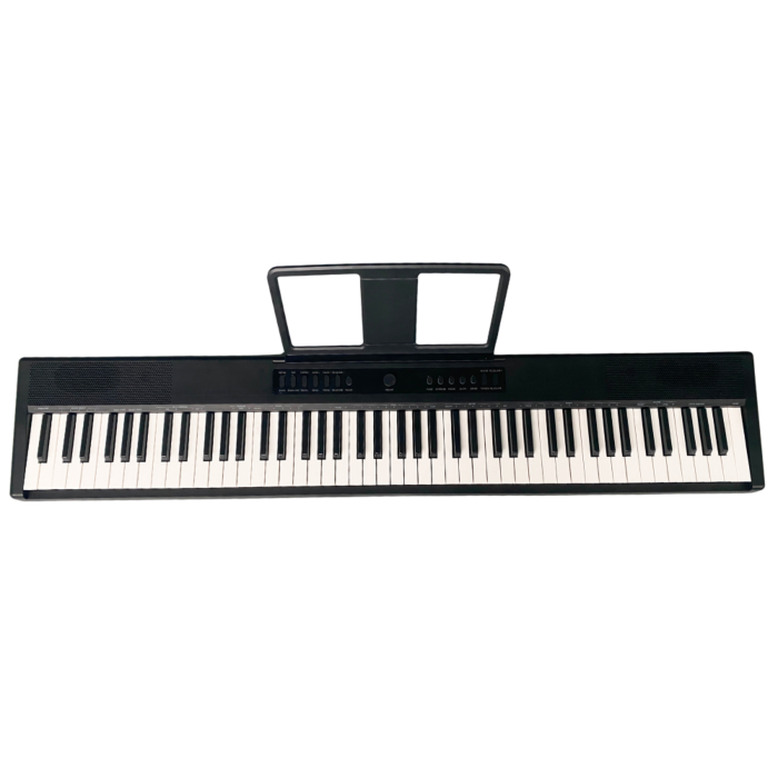 Piano Digital Bulara KB-188 88 Teclas Preto - Vista Frontal