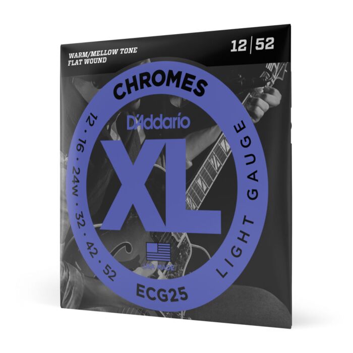 Encordoamento Guitarra 12-52 D Addario XL Chromes ECG25 1