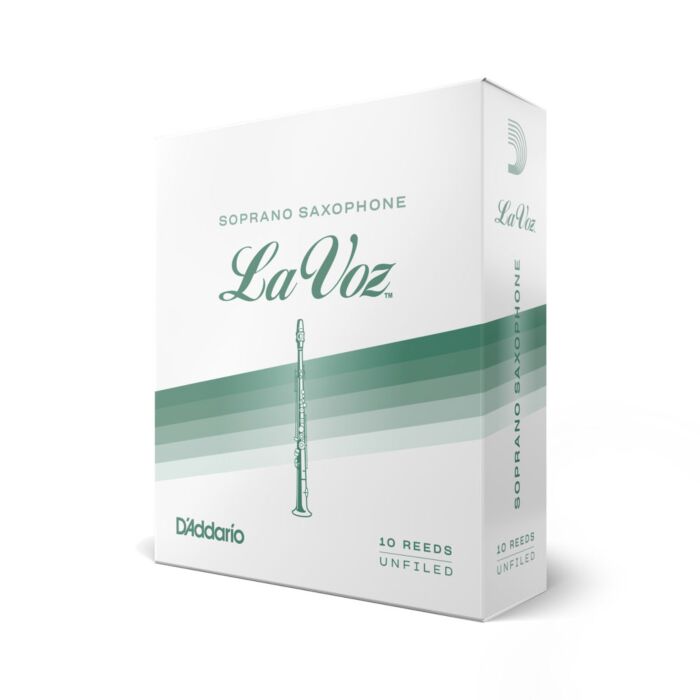 Palheta Sax Soprano M/H (10 Peças) D Addario La Voz RIC10MH 1