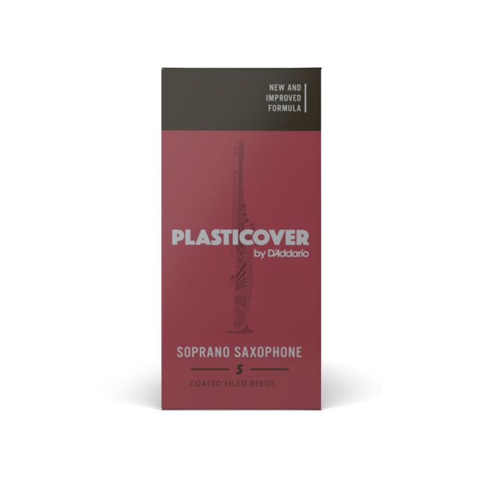 Palheta Sax Soprano 2.0 (5 Unidades) D Addario Plasticover 1