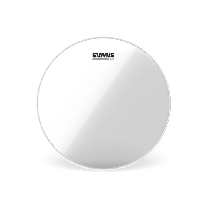 Pele Para Caixa E Tom 8' Evans G12 Transparente TT08G12 1