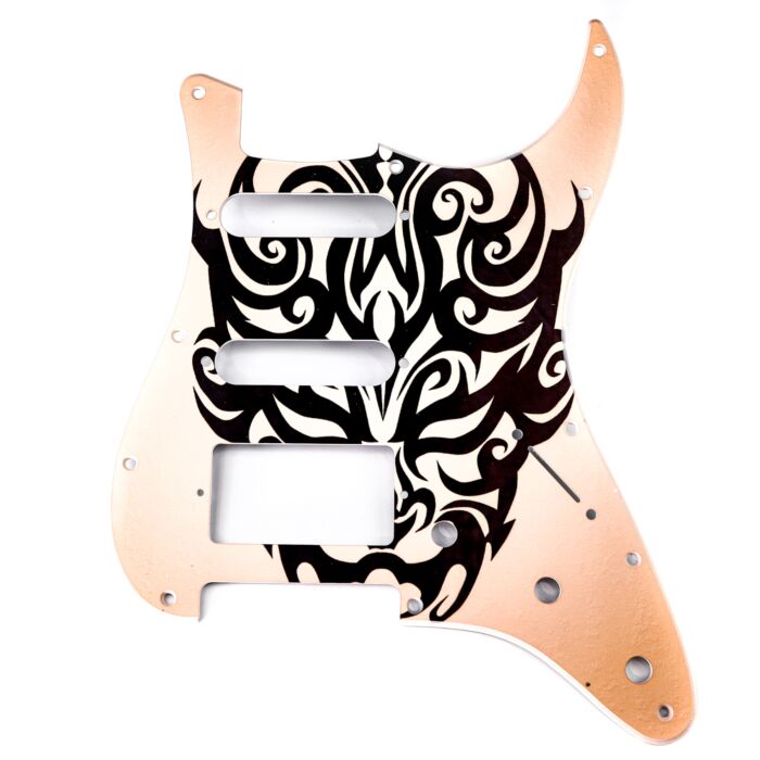 Escudo Guitarra Am Strat HSS Máscara Tribal Spirit 110-MT 1