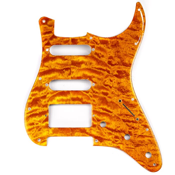 Escudo Para Guitarra Am Strat HSS Amarelo Spirit 110-YQ 1