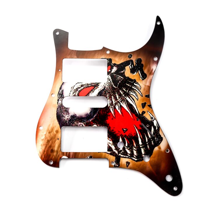 Escudo Para Guitarra Am Strat HSH Caveira Spirit 120-AS 1