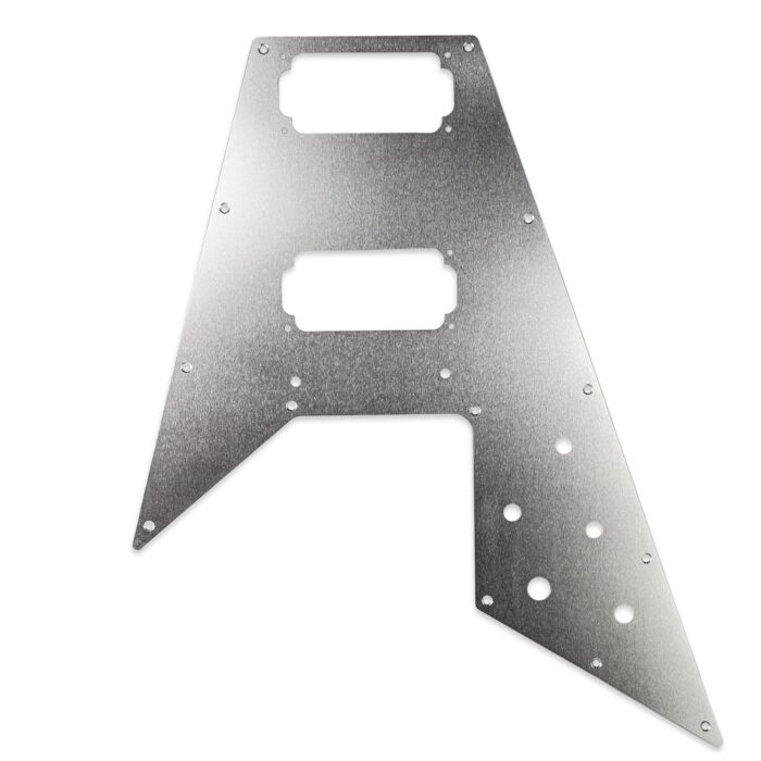 Escudo Para Guitarra Flying-V Prata Full Shape Spirit 523-SR 1