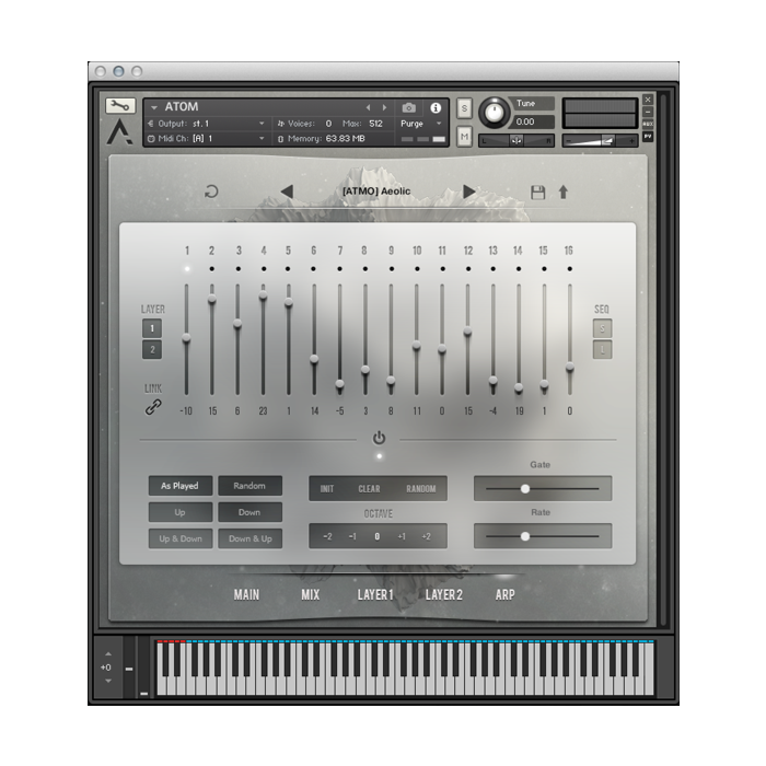 Ferramenta avançada de design de som para filmes e jogos - ATOM - NI Kontakt | Synth-ATOM - NI Kontakt | Synth ID-84864