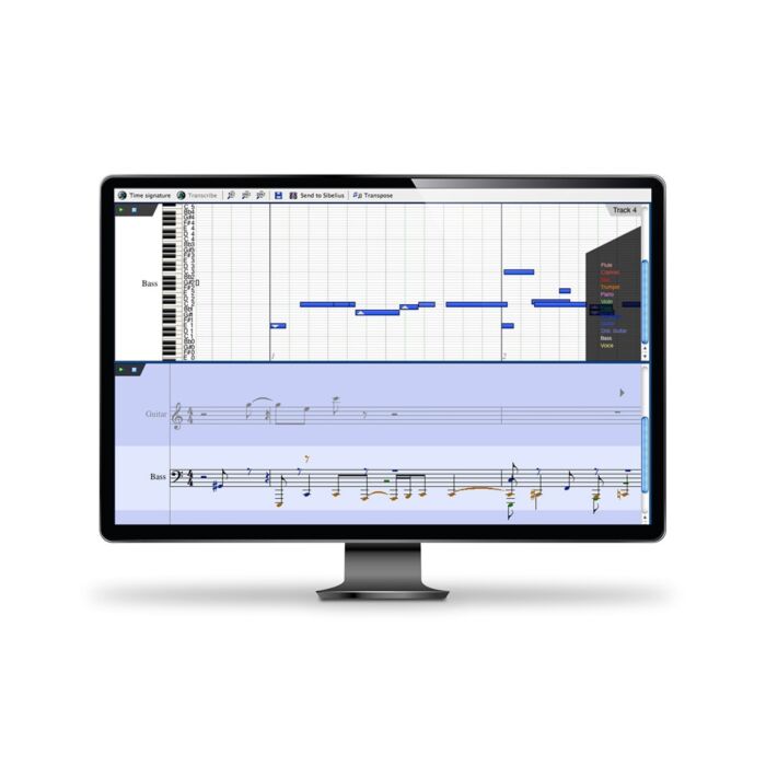 Transcrever gravações musicais e apresentações em uma partitura - AudioScore Ultimate - AVID | Notation-AudioScore Ultimate - AVID | Notation ID-86321