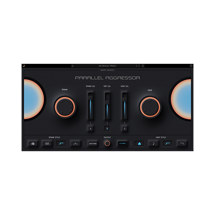 Compressão e saturação paralelas. - Baby Audio Parallel Aggressor - Baby Audio | Dynamics-Baby Audio Parallel Aggressor - Baby Audio | Dynamics ID-86291