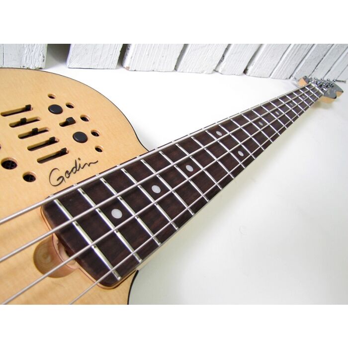 Baixo a4 ultra 4c godin nat fretless BAIXO 4 CORDAS GODIN A4 ULTRA FRETLESS SA - SYNTH ACCESS 033645 C/ BAG.-baixo a4 ultra 4c godin nat fretless ID-3019