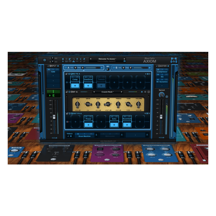 Conjunto FX de guitarra/baixo - Blue Cat Axe Pack - Blue Cat Audio  | Bundles-Blue Cat Axe Pack - Blue Cat Audio  | Bundles ID-86848