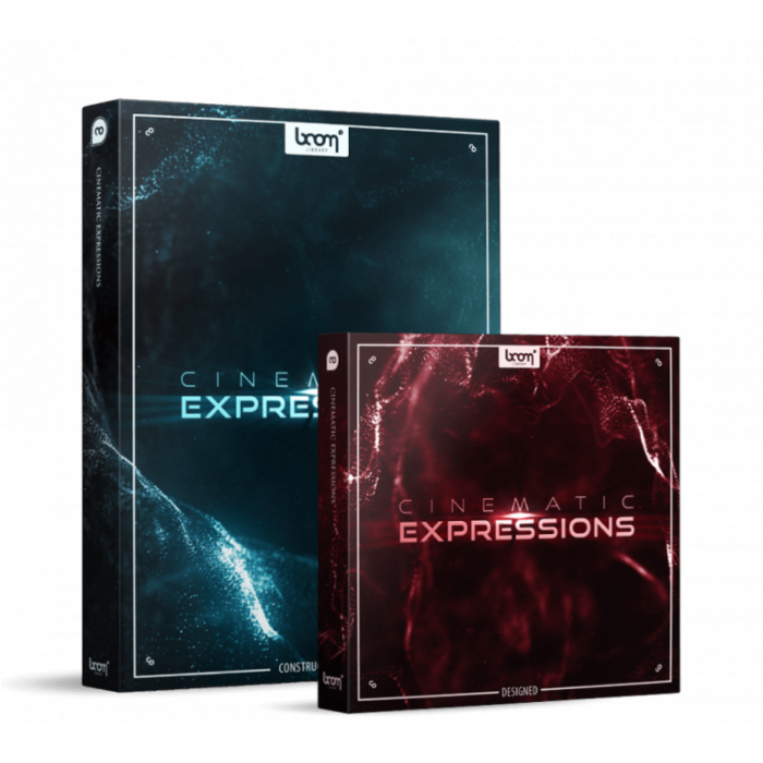 Expressões cinematográficas contém efeitos sonoros ricos e lindamente renderizados de BRAAMS, STINGERS, TAILS, WHOOSHES e PINGS (Designed &amp; Construction Kit Bundle) - Boom Cinematic Expressions BUNDLE - BOOM LIBRARY  | Bundles-Boom Cinematic Expressio