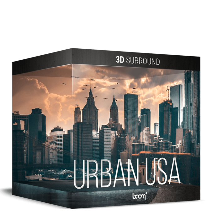 Surround 3D Urbano dos EUA - Boom Urban USA SURROUND - BOOM LIBRARY | Libraries-Boom Urban USA SURROUND - BOOM LIBRARY | Libraries ID-86469