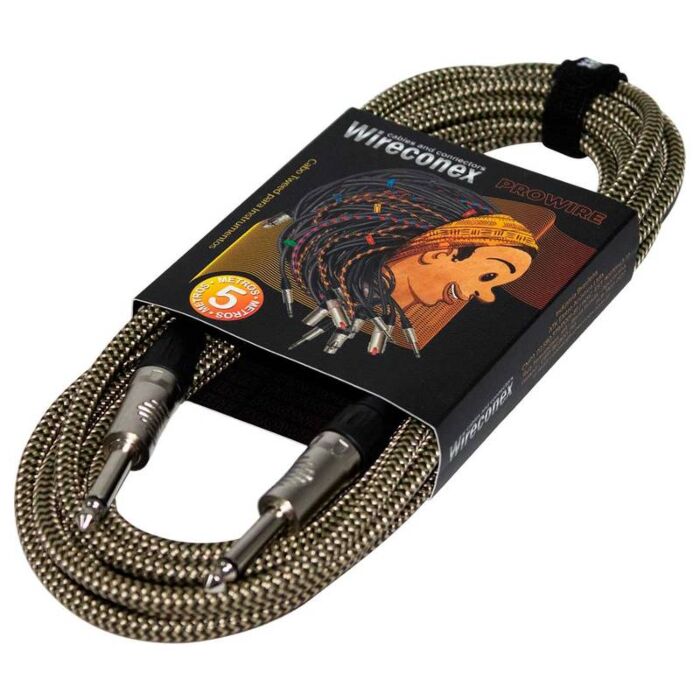 Cabo Instrumentos P10 Tweed Wci-gg 05 5 Metros Dourado Wireconex 1