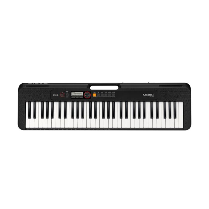 Casio ct-s200 casiotone teclado arranjador Casio CT-S200 - teclado arranjador com 61 teclas sem sensibilidade, polifonia máxima de 48 notas, 400 tons integrados, 77 ritmos integrados, 60 timbres, função de lições, modo Dance Music com voz, potência d