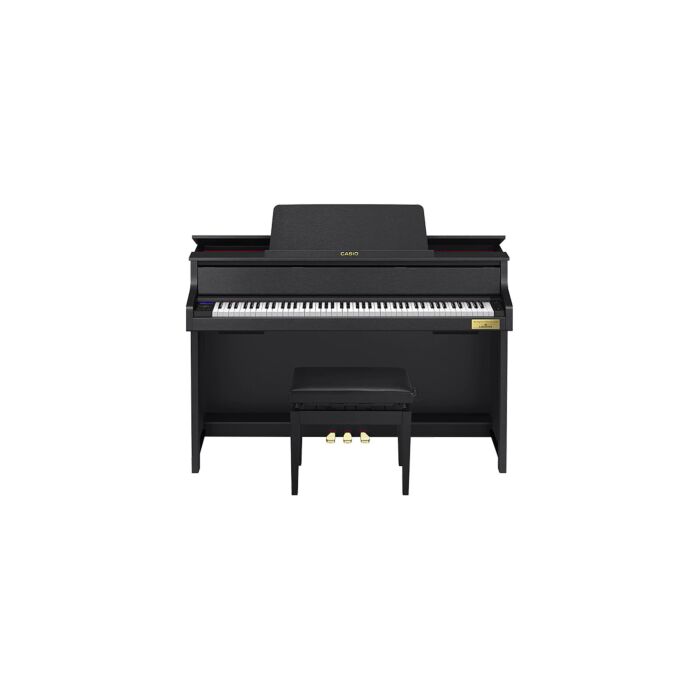 Casio gp-310 piano digital celviano c bechstein CASIO GP-310 - Piano digital com 88 teclas de madeira, teclado Natural Grand Hammer Action com cinco níveis de sensibilidade, gerador sonoro AIR Grand Sound Source, 26 timbres, 256 notas de polifonia, 60 can