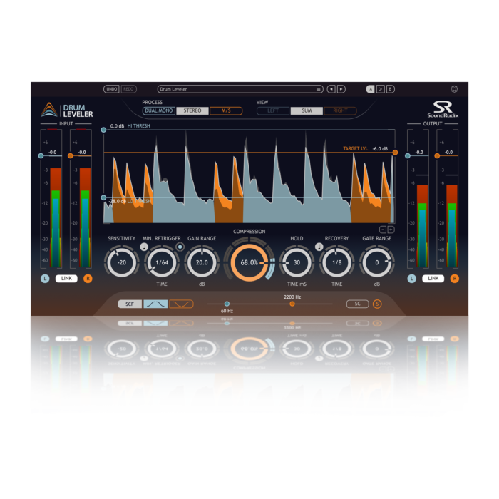 Plug-in avançado de compressor/expansor/gate - Drum Leveler - Sound Radix | Beat_Tools-Drum Leveler - Sound Radix | Beat_Tools ID-85873