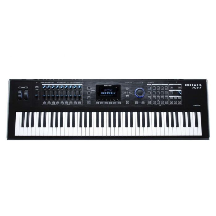 Kurzweil PC4-7 Sintetizador Workstation Preto - Vista Frontal