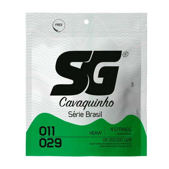 Encordoamento P/cavaquinho C/bolinha Tensão Alta Série Brasil 0.011 Sg 1