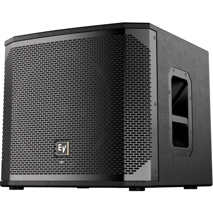 Electro-Voice ELX200-12SPSubwoofer Ativo 1200W RMS | woofer 12 Pol + driver Ti | 129dB SPL Subwoofer Ativo 12 pol Electro-Voice 1200W Electro-Voice ELX200-12SP apresenta amplificadores de potência Classe-D de alta eficiência (até 1200 W) com QuickSmartDSP