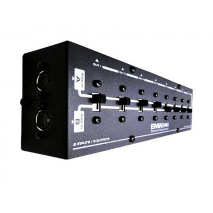 Roteador MIDI de 2 entradas e até 8 saídas-EMW Midi Thru Box - Router - Usado ID-84744