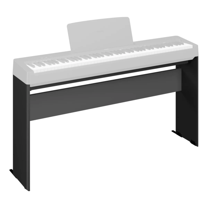 O suporte de teclado de madeira Yamaha L100 foi projetado para funcionar especificamente com o teclado de piano portátil P145.-Estante | Yamaha L-100B | Teclacenter ID-87204