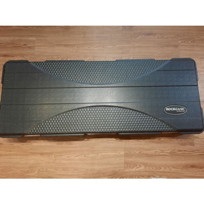 Estojo RockCase by Warwick rígido Preto Com Rodas - Usado-estojo rockcase by warwick rígido preto com rodas - usado ID-70815
