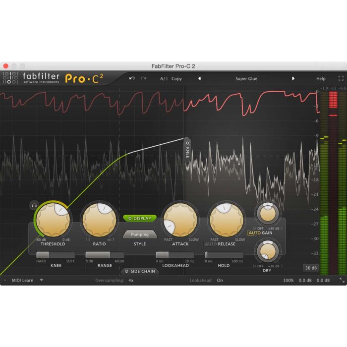 Compressor profissional de alta qualidade - FabFilter Pro-C 2 - FabFilter | Dynamics-FabFilter Pro-C 2 - FabFilter | Dynamics ID-86723