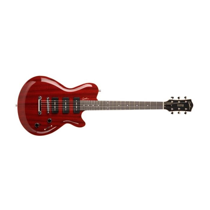 Guitarra icon type3 3capt burgundi p90 GUITARRA GODIN ICON TYPE 3 P90 BURGUNDY HG COM BAG 034406, 6 CORDAS DE AÇO, CORPO CÂMARA ACÚSTICA MOGNO.. -guitarra icon type3 3capt burgundi p90 ID-3023