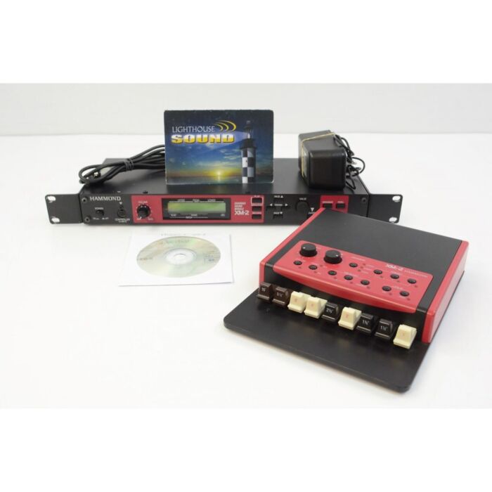 Hammond xm-2 + xmc-2 simulador órgão - usado Hammond XM-2 + XMC-2 Simulador Órgão. Com 9 Drawbars, cabo de conexão, cabo de energia e manual em CD.-hammond xm-2 + xmc-2 simulador órgão - usado ID-4723
