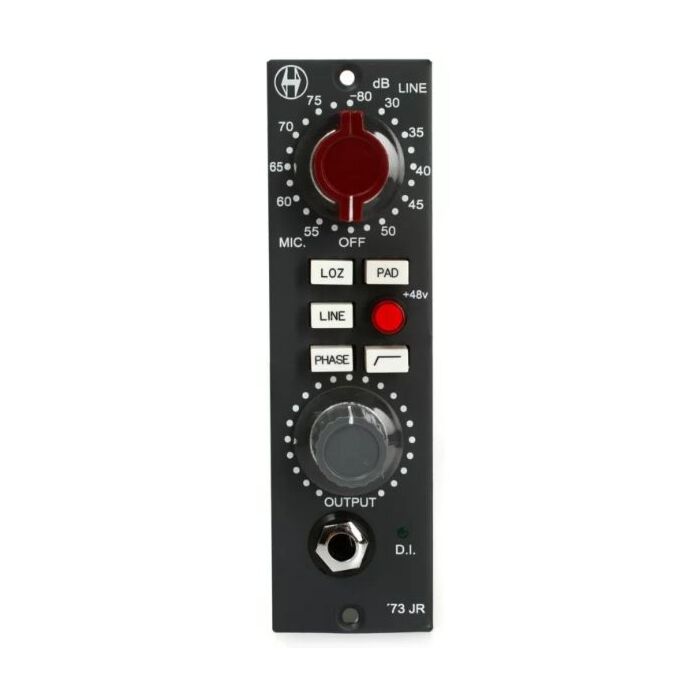 Heritage audio ha-73 jr microphone preamp série 500 - usado O pré-amplificador de microfone Heritage Audio HA73jr série 500 traz uma enorme dose de vibração vintage diretamente para o seu rack.-heritage audio ha-73 jr microphone preamp série 500 - usado I