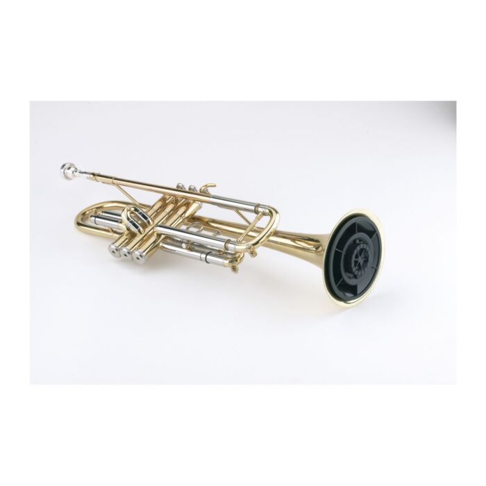 K&m konig & meyer 15213 suporte para trompete Suporte para Trompete. A base fornece máxima estabilidade para o instrumento. Pés de metal leve e de fácil transportar. O pino de plástico preto é coberto com feltro para proteger o instrumento.-k&m konig & me