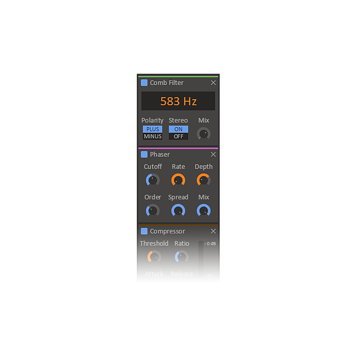 Divida o sinal em 5 bandas ajustáveis. - Kilohearts Multipass - Kilohearts | Utility-Kilohearts Multipass - Kilohearts | Utility ID-86308