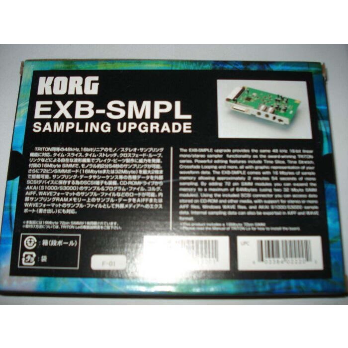Korg exb-smpl placa de expansão PLACA KORG PARA TRANSFORMAR LE OU TR EM SAMPLER - EXB-SMPL-korg exb-smpl placa de expansão ID-4237