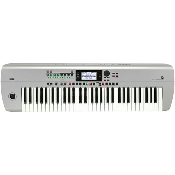 Teclado workstation korg i3 mb Com o i3 Music Workstation, seus temas e frases musicais irão fluir muito facilmente resultando em produções completas. Agrupar sons, batidas e partes em Sound Sets e Style Performances acelera o processo criativo, proporcio