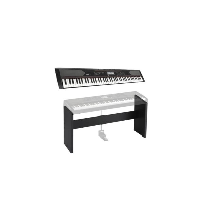 Korg st-h30 bk estante KORG ST-H30 BK. Estante original opcional para teclado HAVIAN-30 ST-H30 BK - PRETA-korg st-h30 bk estante ID-4661