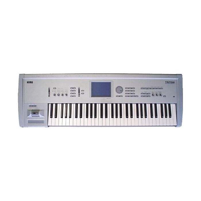 A linha Korg Triton pode ser vista como uma descendente direta da linha prévia de sintetizadores da Korg, a Korg Trinity. Korg Triton é uma estação de trabalho musical apresentando sampling digital criada pela Korg. Todos os Tritons usam o sistema de gera