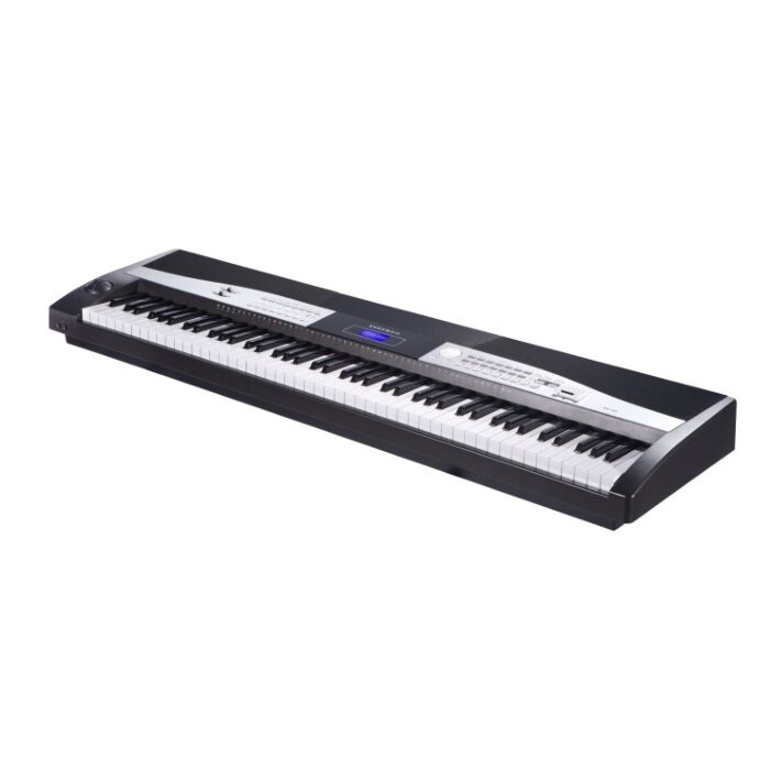 Kurzweil ka110 piano digital Piano Digital Kurzweil KA110. Conta com 88 teclas de ação pesada, conectividade USB, entrada de áudio estéreo, display LCD, 583 presets de fábrica, 230 estilos de acompanhamento, 4 falantes embutidos, 128 vozes, 32 presets de