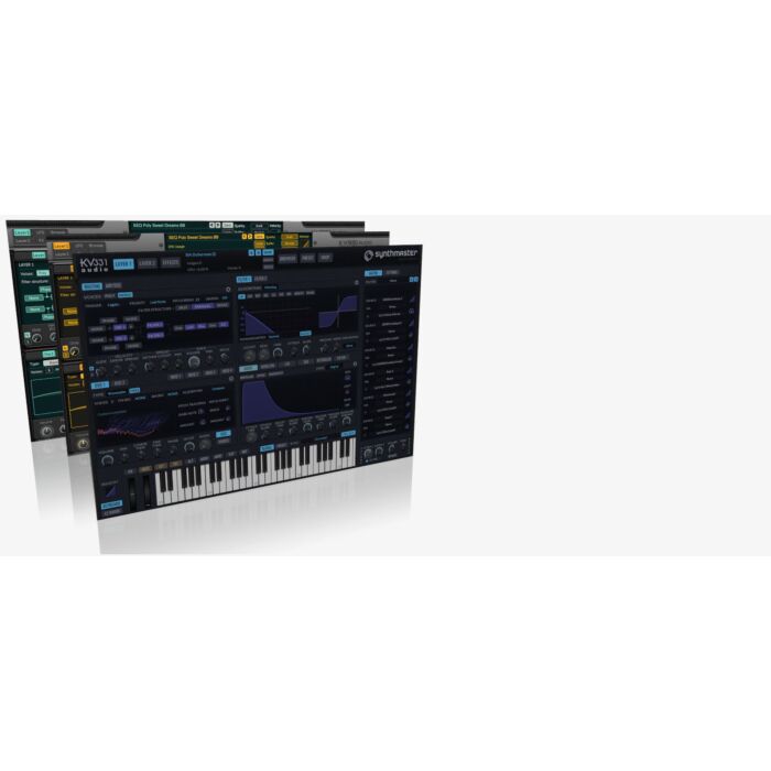 Semimodular de 2 camadas, aditivo, sintetizador wavetable, arpejador, efeitos 2.000 predefinições - KV331 SynthMaster 2 - KV331 Audio | Synth-KV331 SynthMaster 2 - KV331 Audio | Synth ID-86739