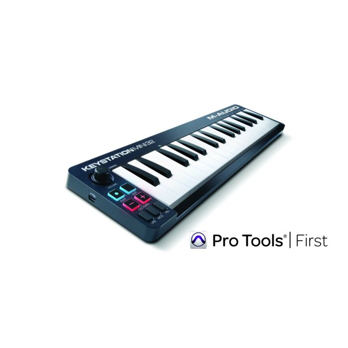 M-audio keystation mini 32 ii usb teclado controlador M-audio Keystation Mini 32 II Teclado controlador USB com 32 teclas mini.-m-audio keystation mini 32 ii usb teclado controlador ID-9742