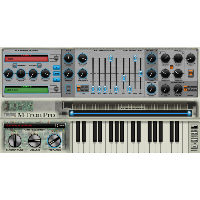 M-Tron Pro – A emulação altamente aclamada e universalmente confiável do clássico Mellotron® - M-Tron Pro - GFORCE | Synth-M-Tron Pro - GFORCE | Synth ID-84923