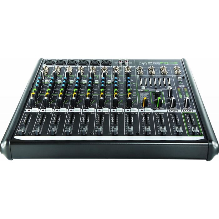 Mackie pro fx 12 canais mesa de som Mackie PROFX12V2 Mixer Analógico. Mixer Mackie de 12 canais ProFX12v2 com 6 mic preamps, engine de efeitos ReadyFx™, equalizador gráfico de 7 bandas. Interface USB embutida e saída auxiliar.-mackie pro fx 12 canai