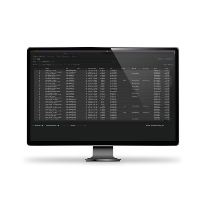 Media Composer PhraseFind Assinatura de 1 ano NOVO - Media Composer PhraseFind 1Y Subscription NEW - AVID | Video-Media Composer PhraseFind 1Y Subscription NEW - AVID | Video ID-86355